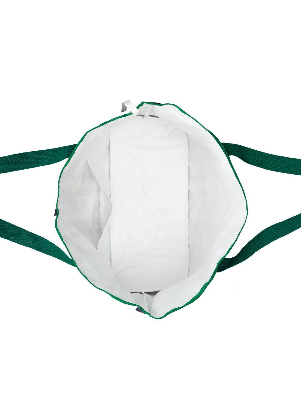 Sabbia Beach Bag Large - Green Stripe - Image 6