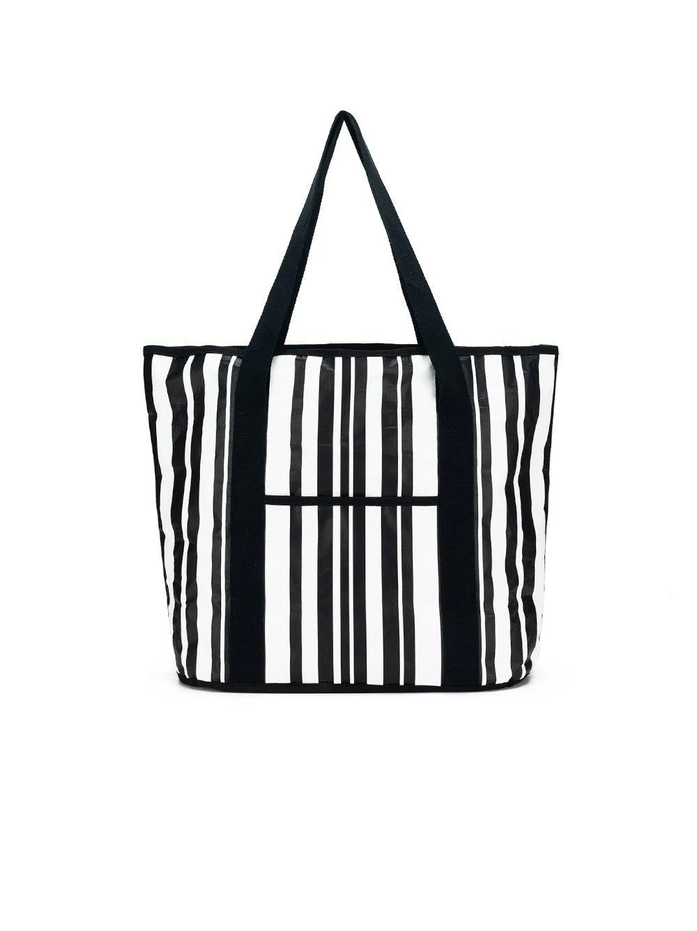 Sabbia Beach Bag Small - Black Stripe - Image 5