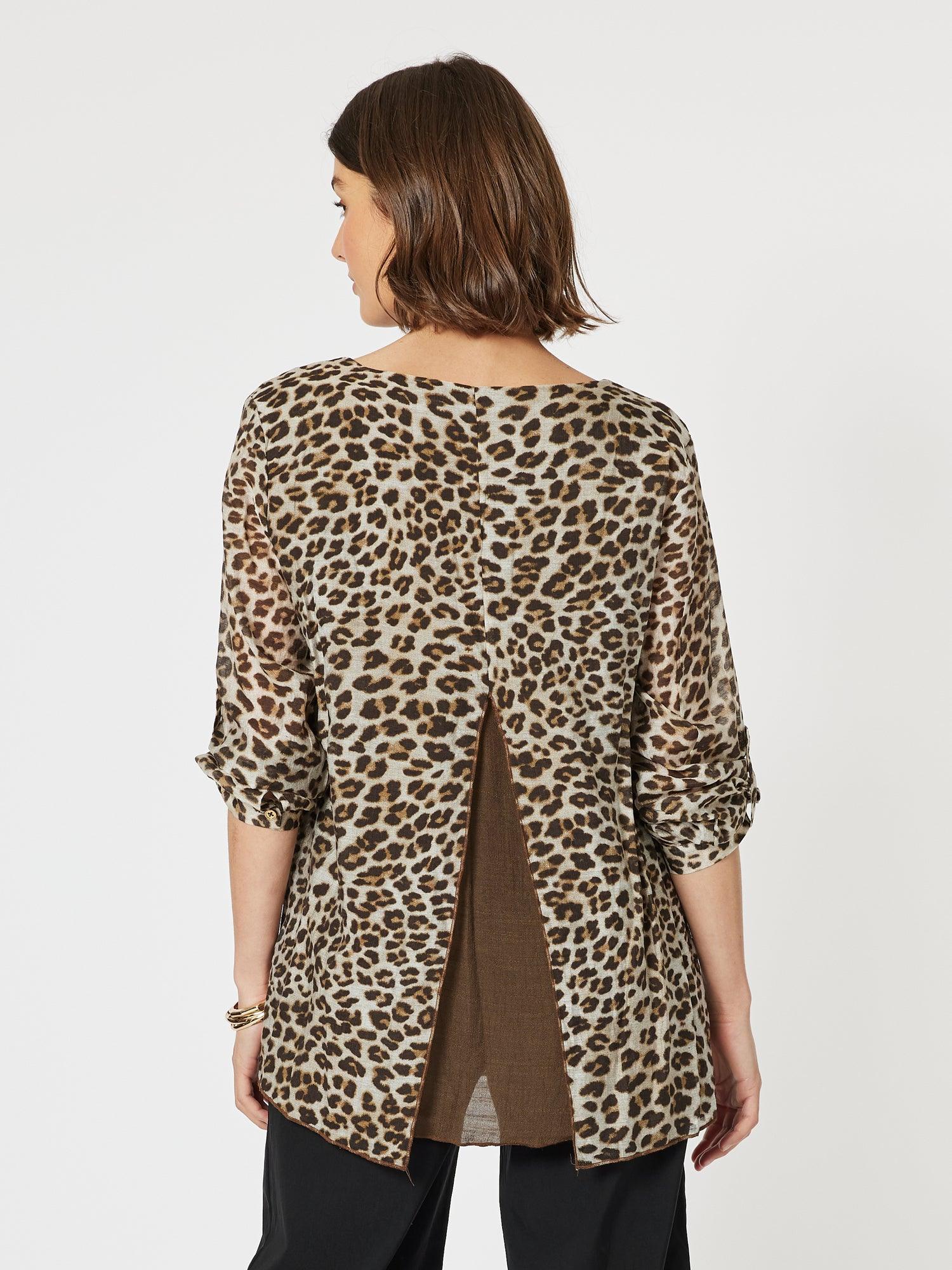 Safari Print Top - Animal - Image 4
