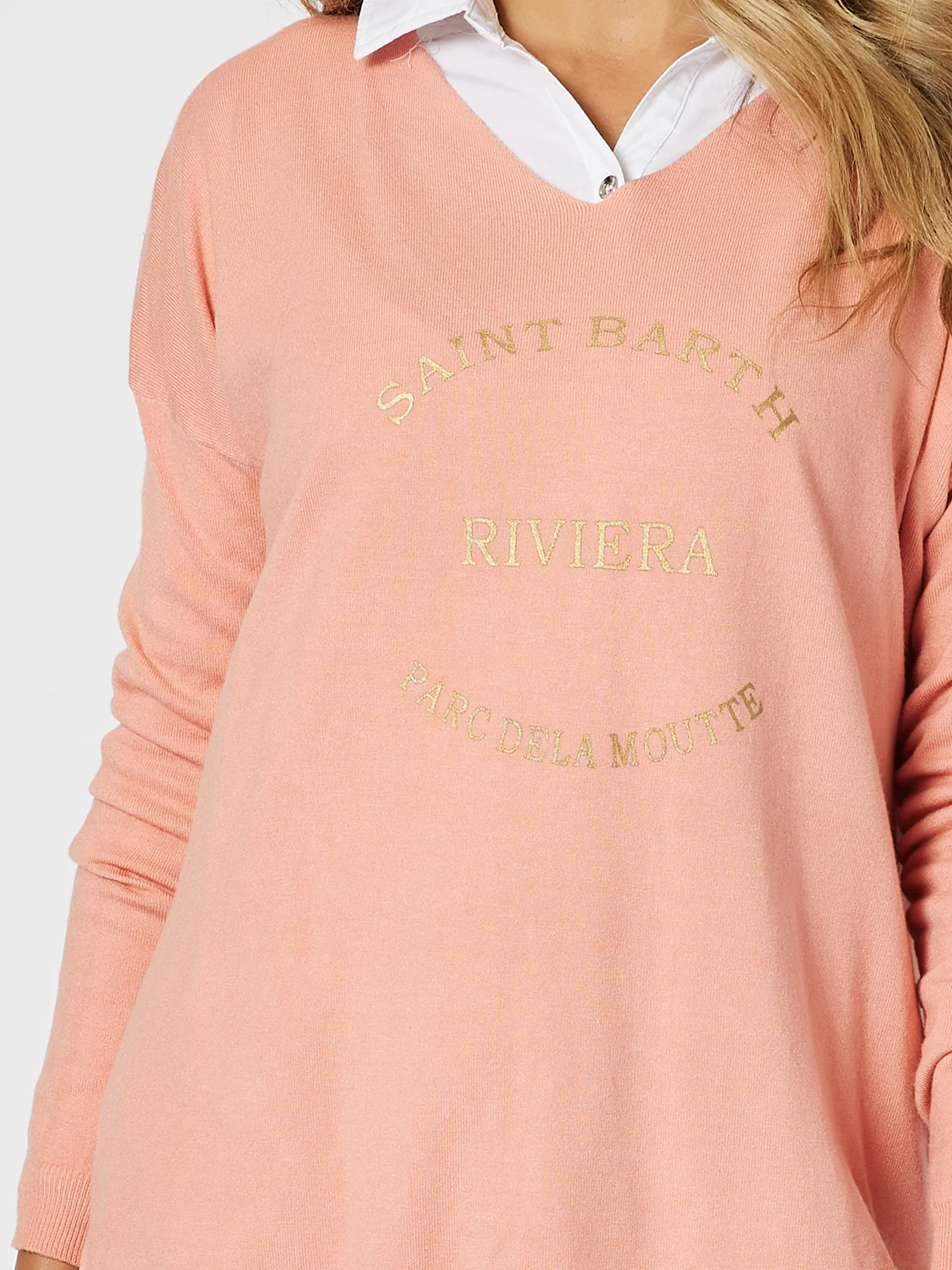 Saint Barth Knit - Coral - Image 4