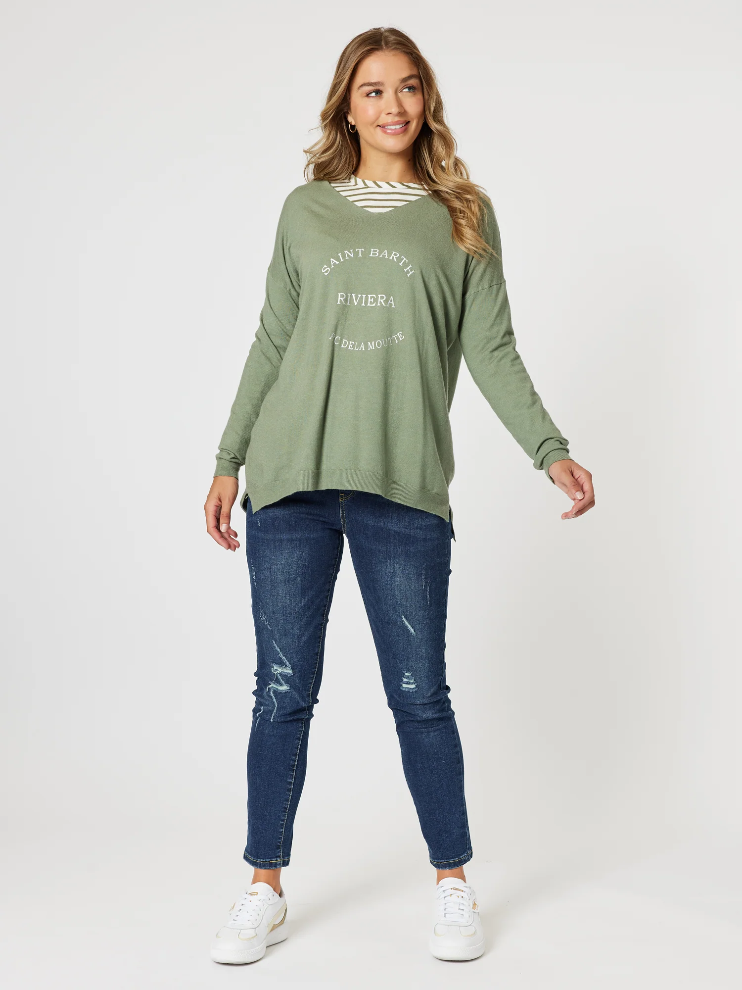 Saint Barth Knit - Khaki - Image 5