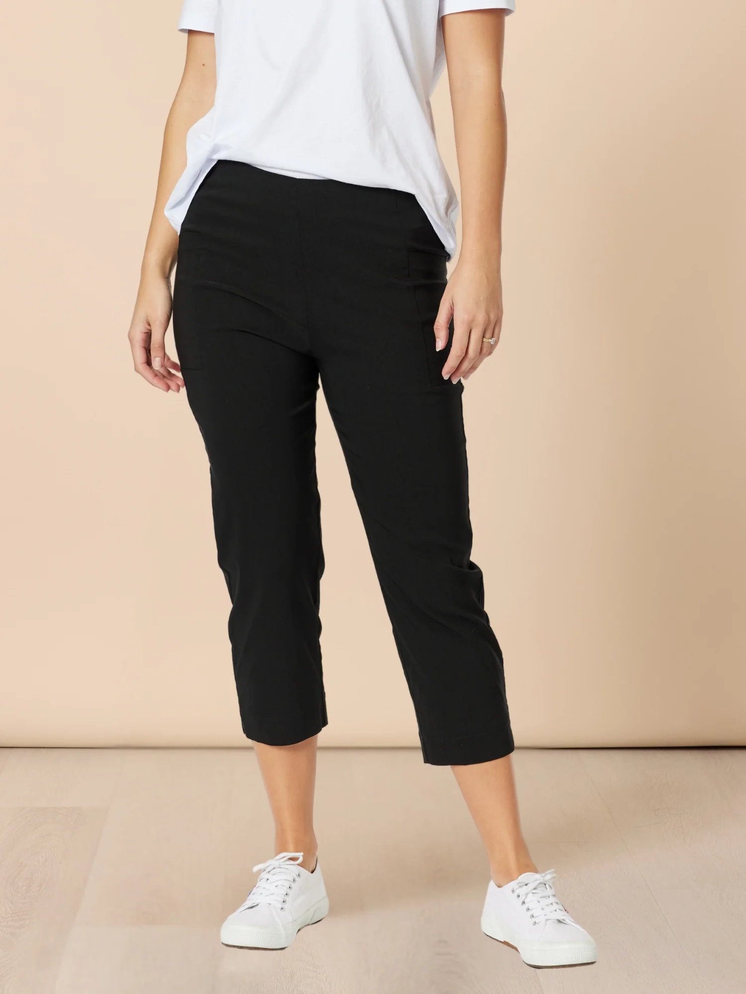 Zara Stretch Pant - Black - Image 15