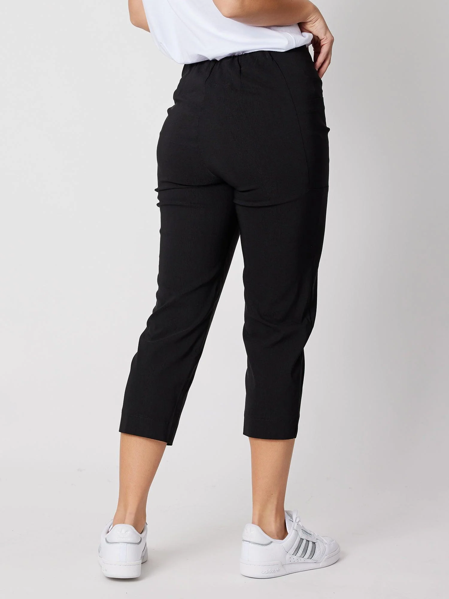 Zara Stretch Pant - Black - Image 6