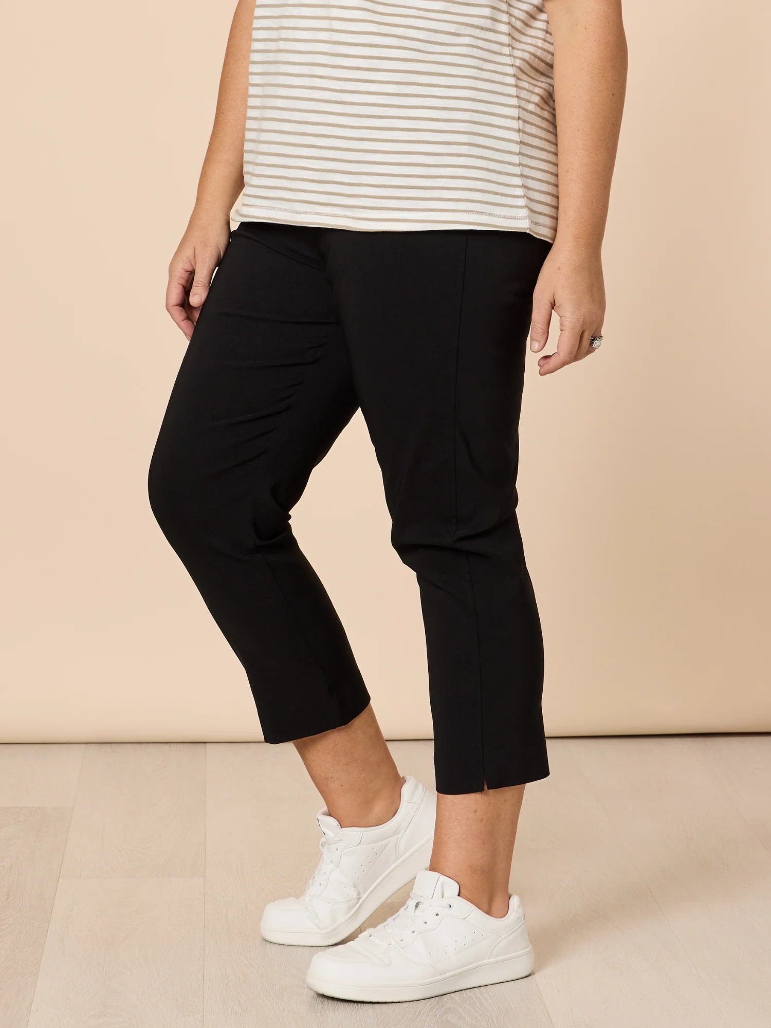 Zara Stretch Pant - Black - Image 8