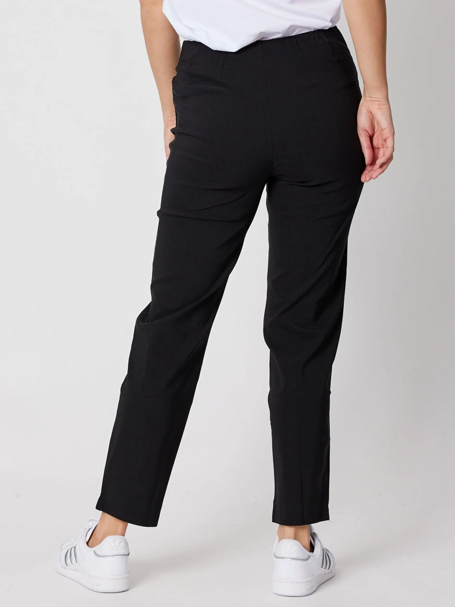 Chiara Full Length Bengaline Pant - Black - Image 9