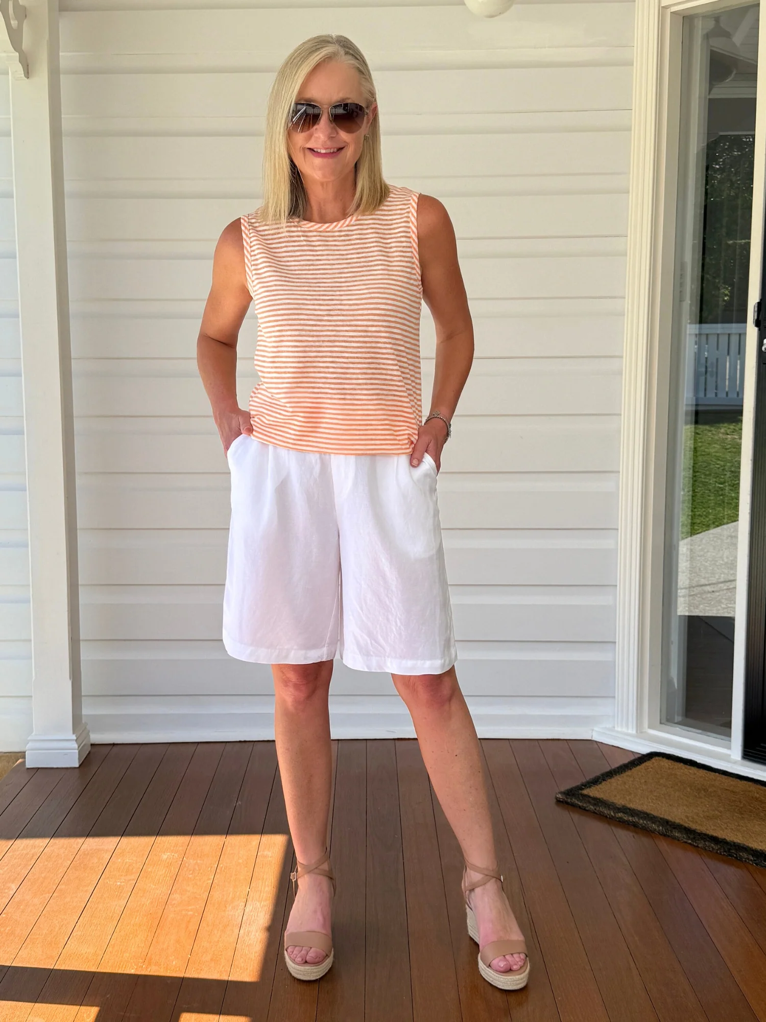 Stripe Cami - Mango - Image 2