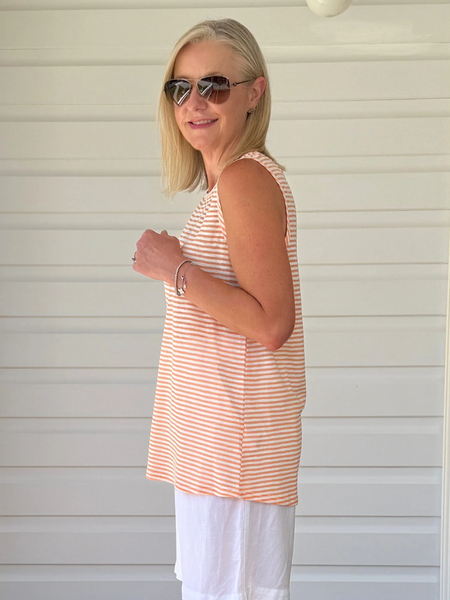 Stripe Cami - Mango - Image 3