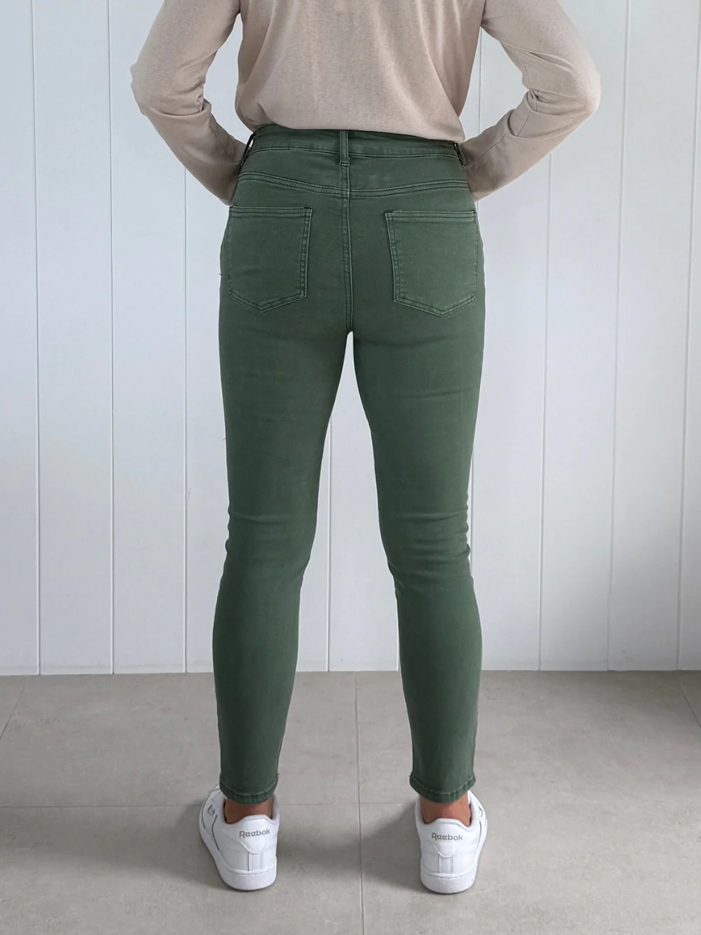All That Jazz Applique Jean - Khaki - Image 3
