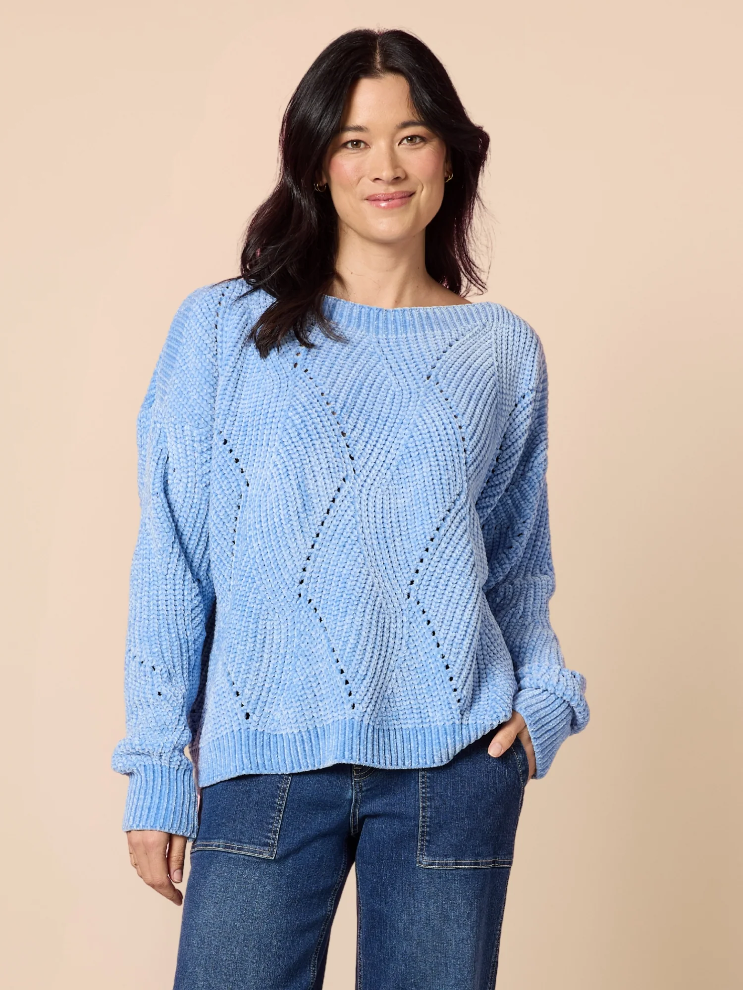 Tenille Rib Knit - Blue - Image 3