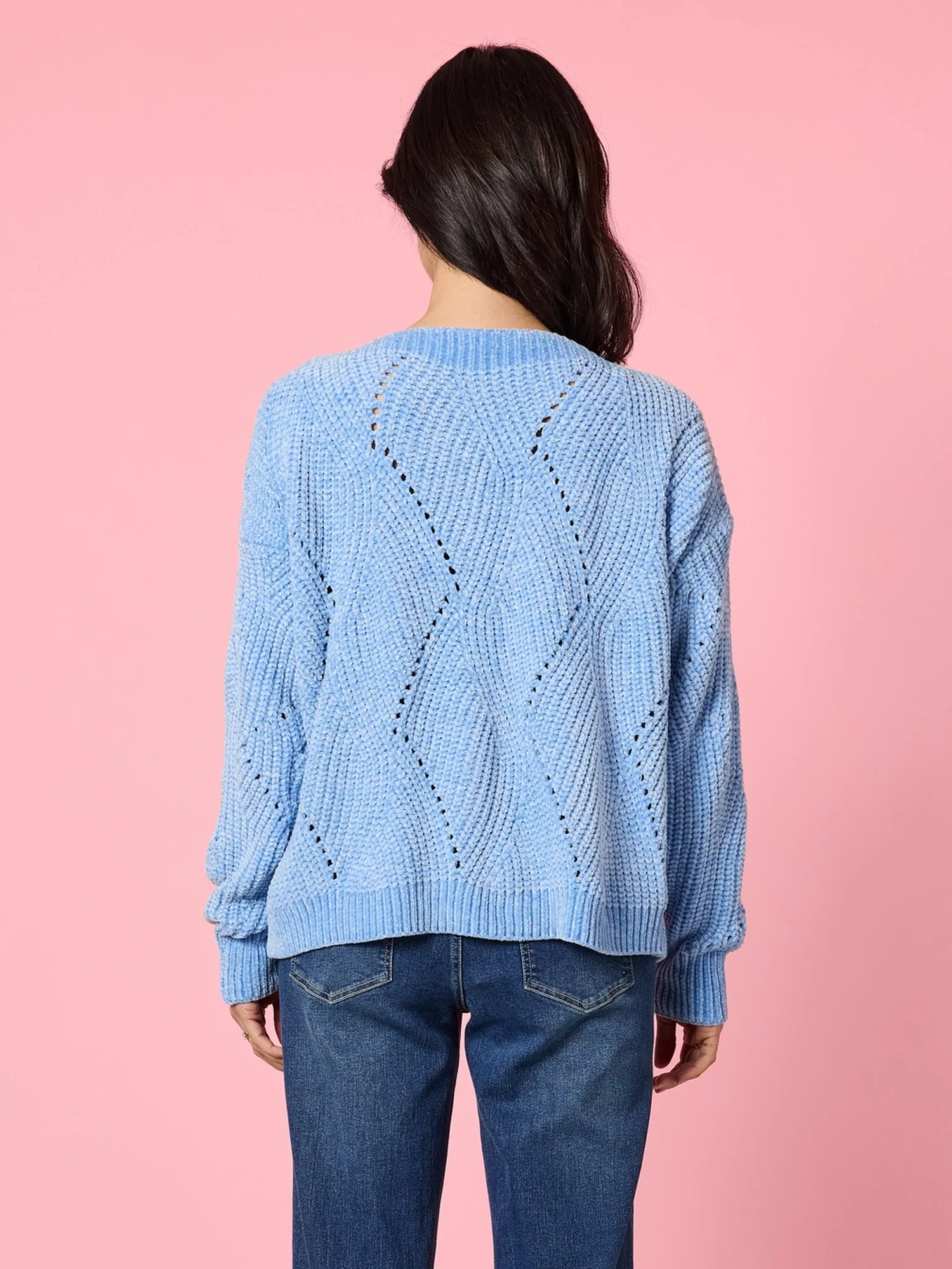 Tenille Rib Knit - Blue - Image 5