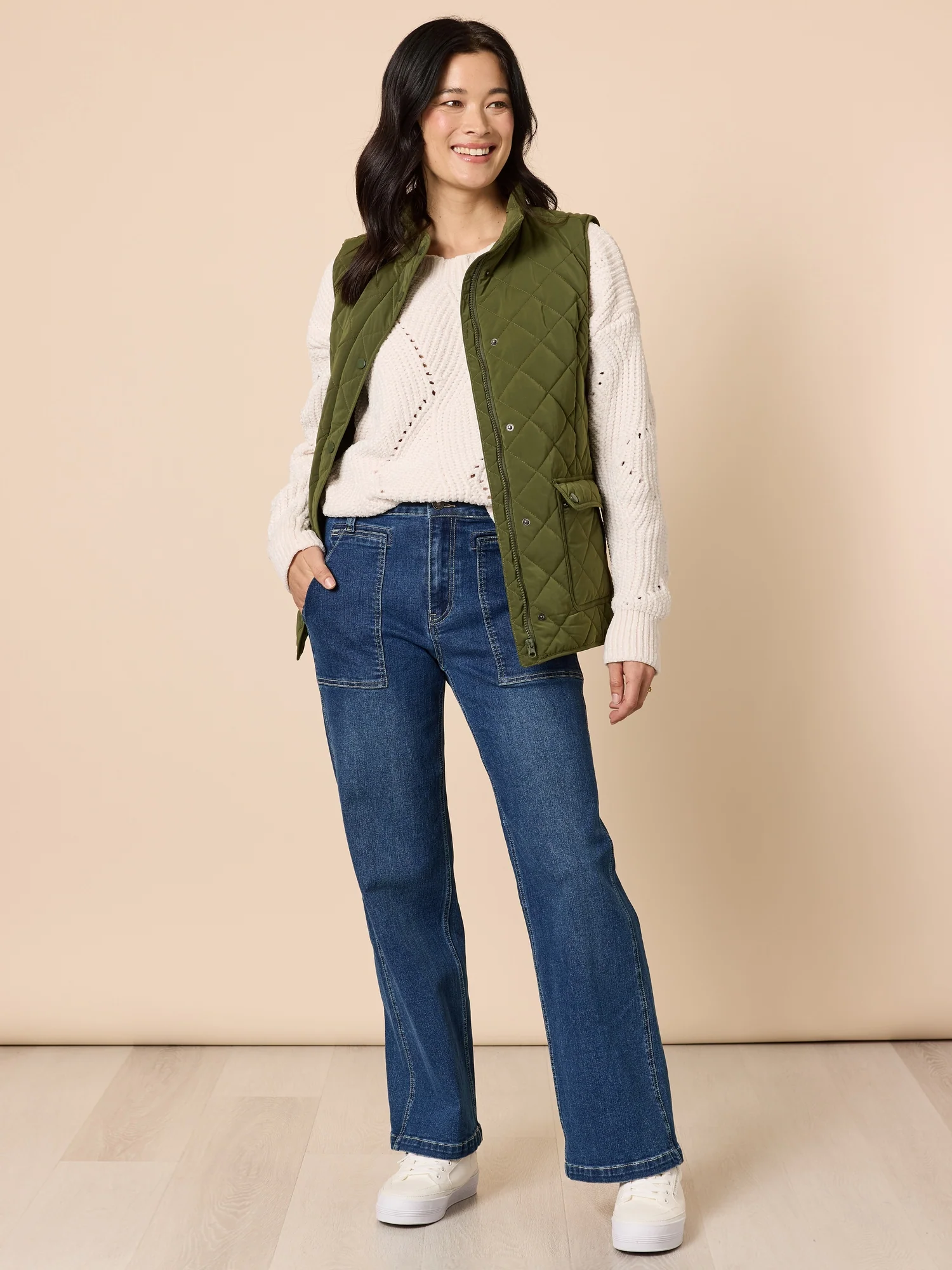 Tenille Rib Knit - Ivory - Image 2