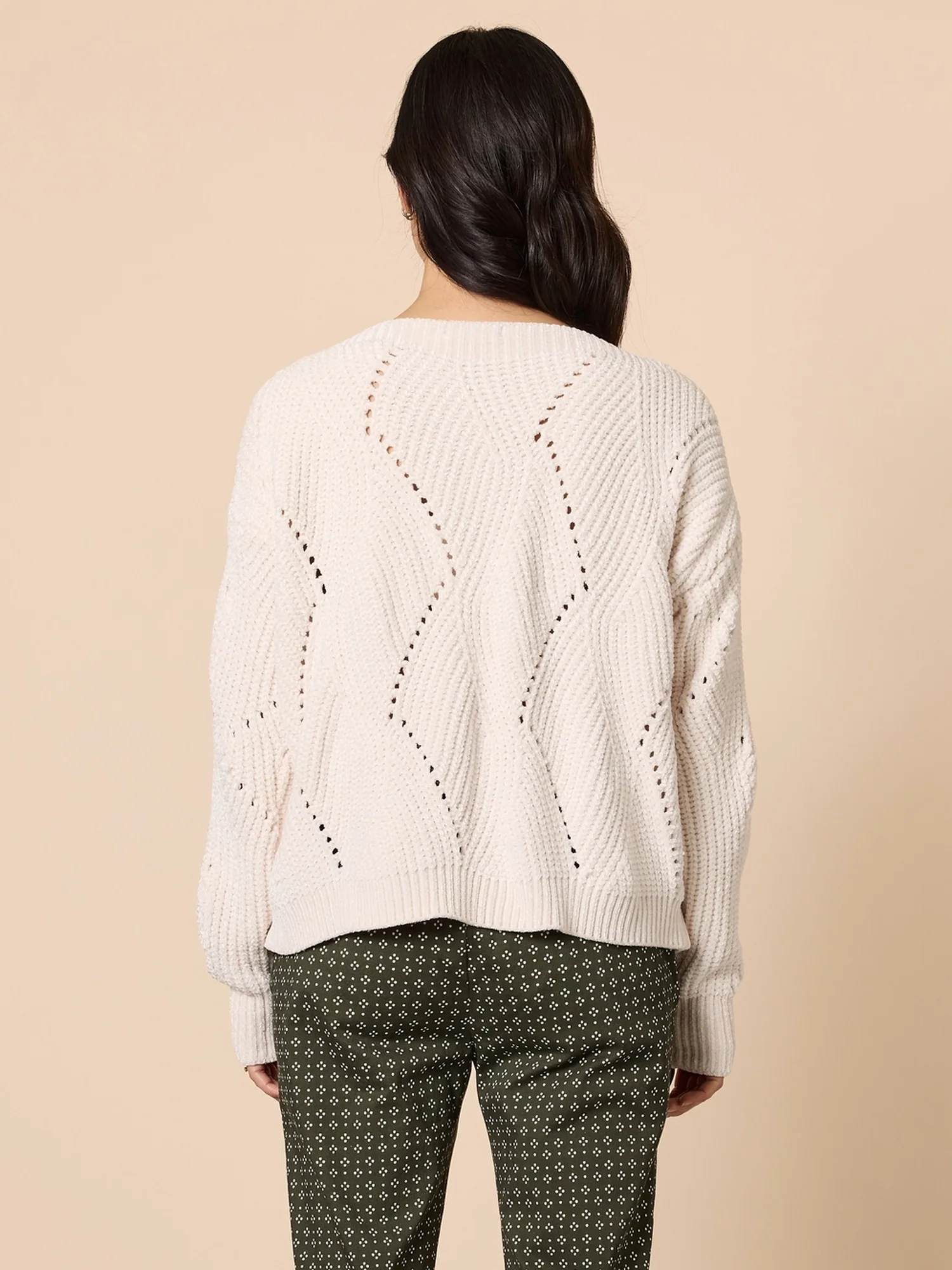 Tenille Rib Knit - Ivory - Image 5