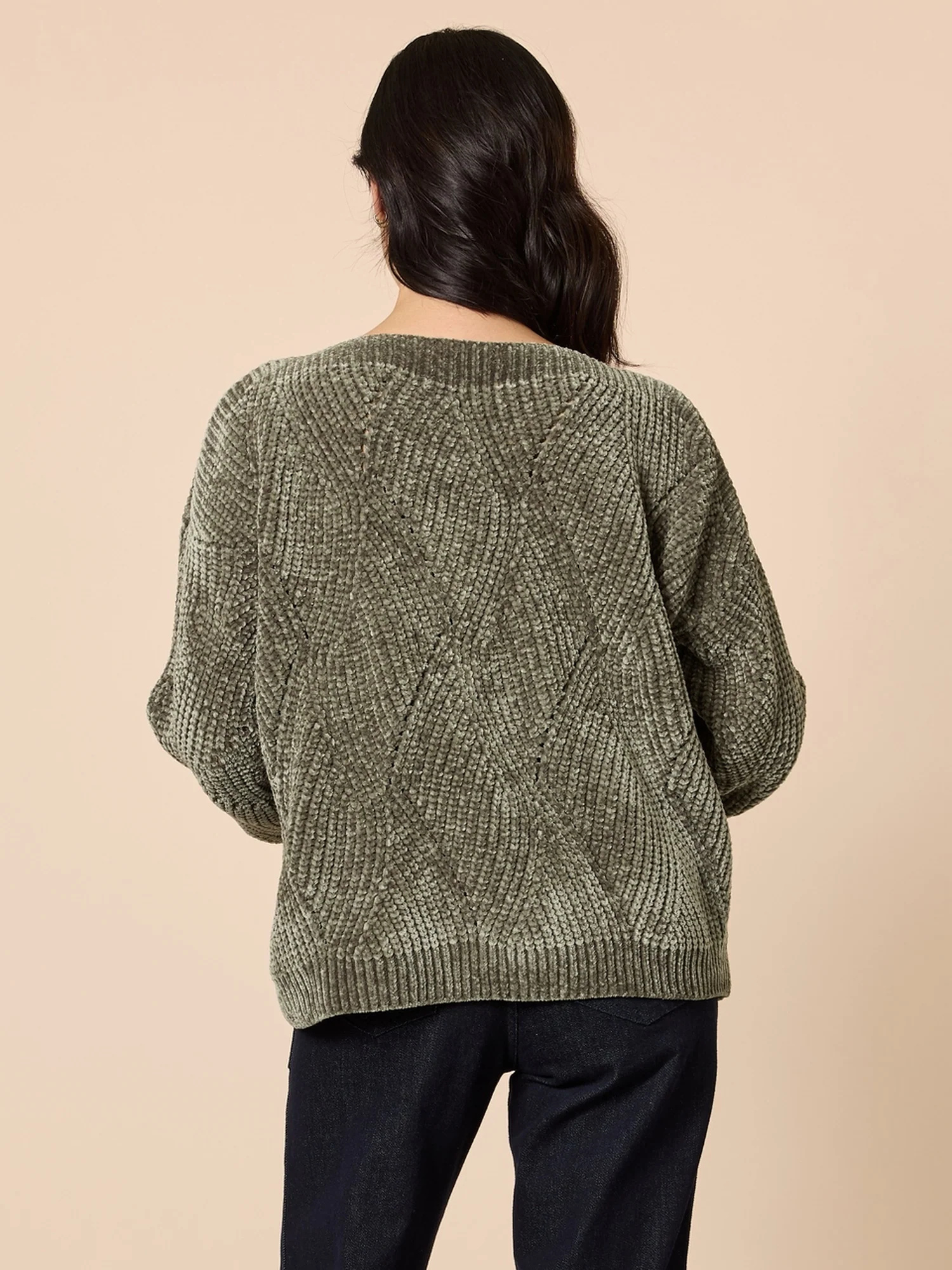 Tenille Rib Knit - Khaki - Image 4