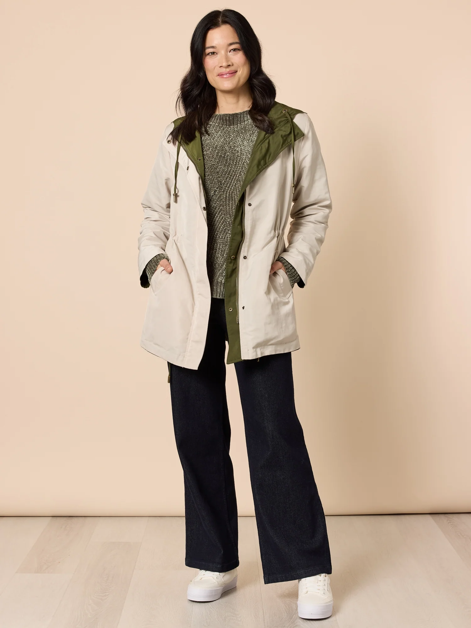 Tenille Rib Knit - Khaki - Image 6