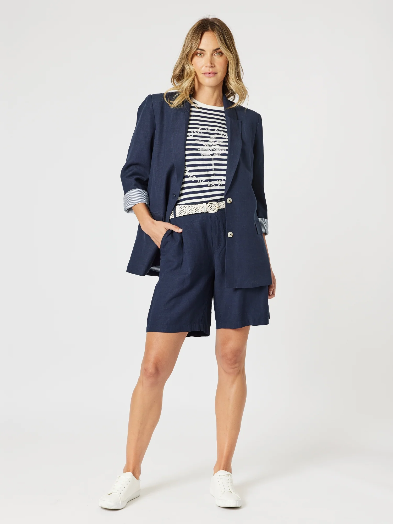 The Lino Short - Navy - Image 4