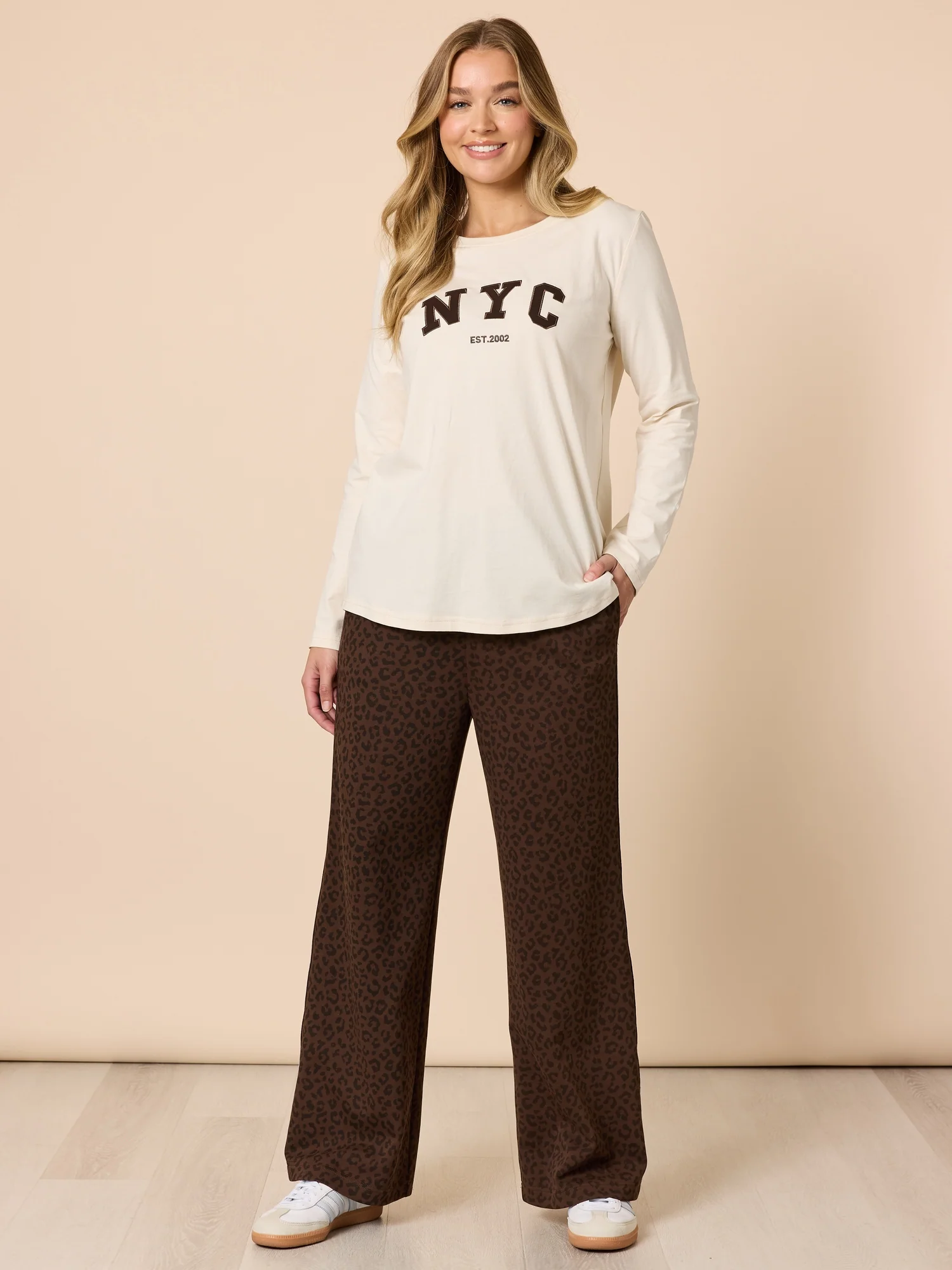 The NYC Long Sleeve Tee - Natural - Image 6