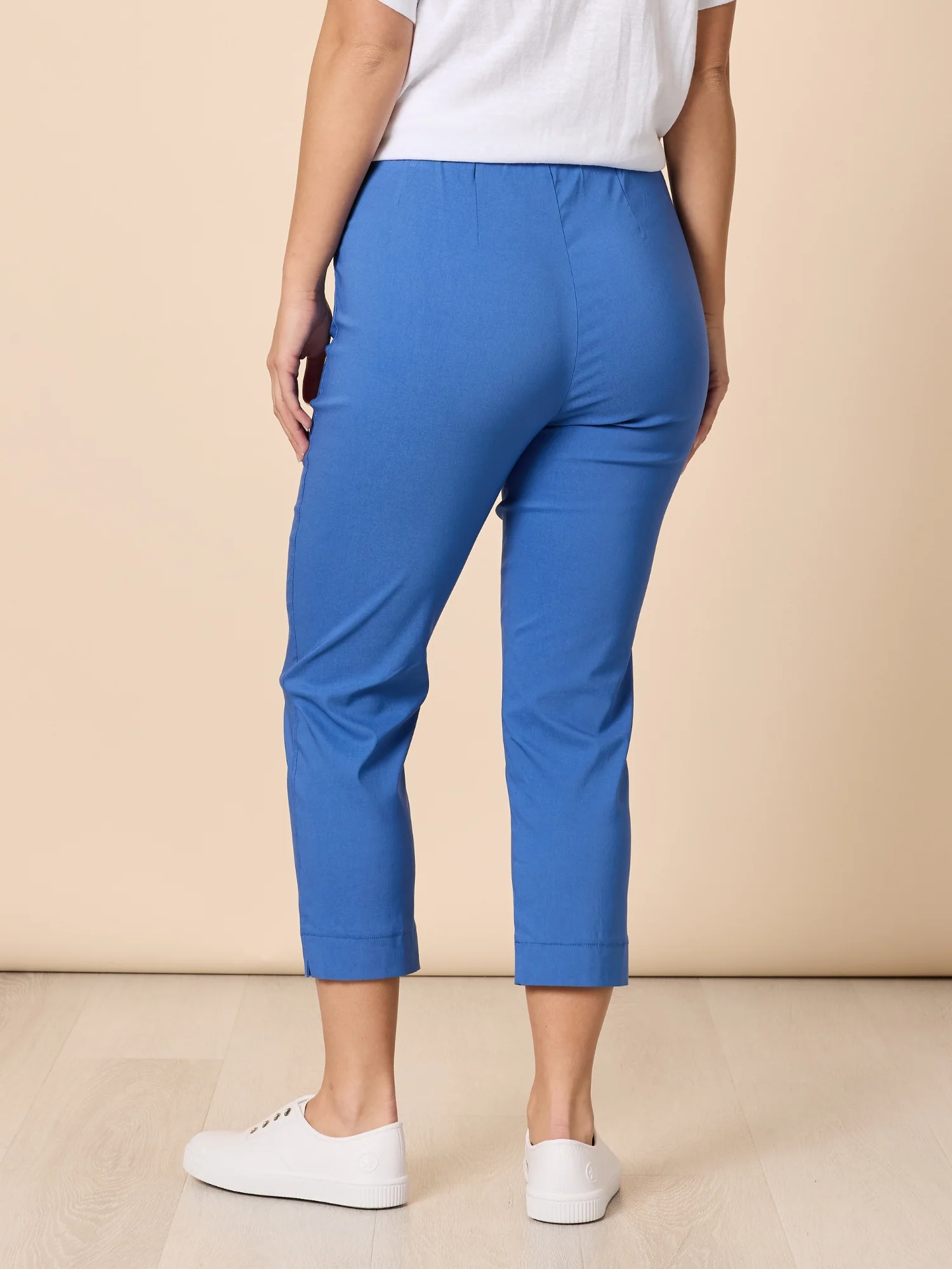 Zara Stretch Pant - Blue - Image 7