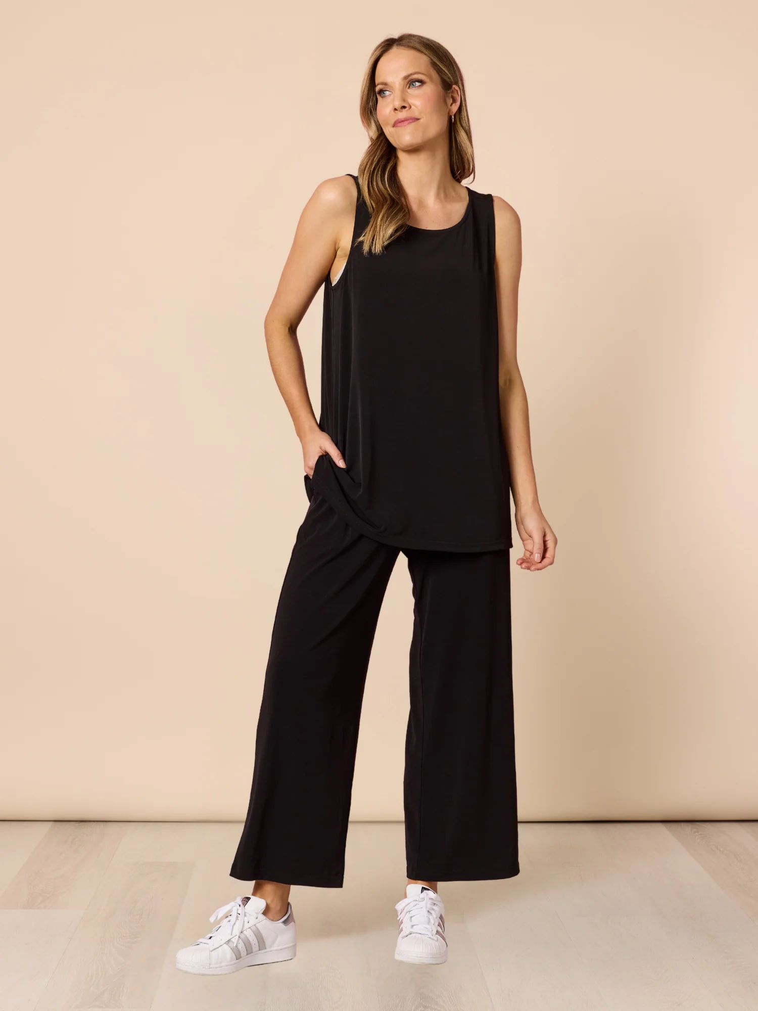 Traveller Cami Top - Black - Image 2