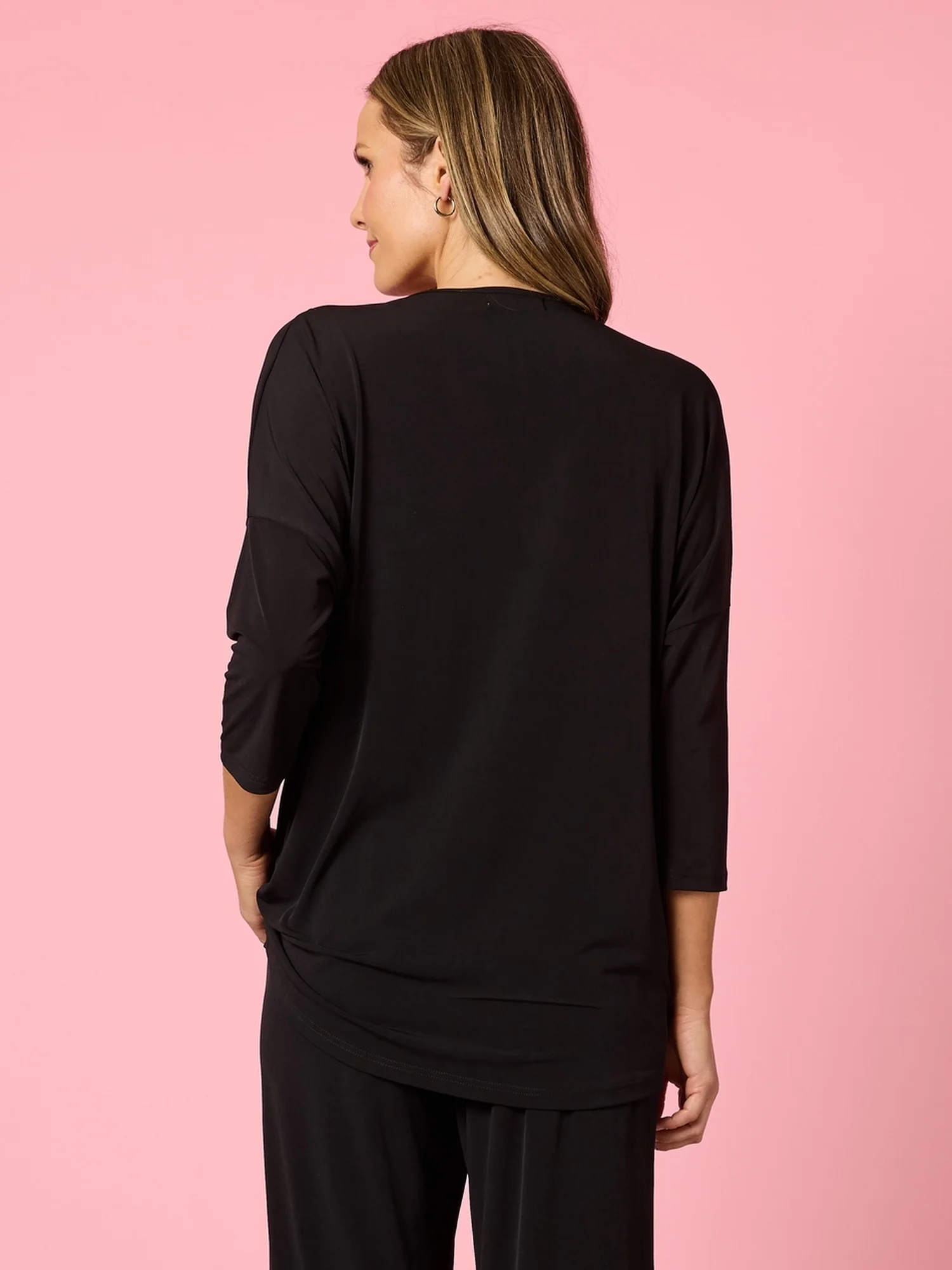 Traveller Pleat Top - Black - Image 4