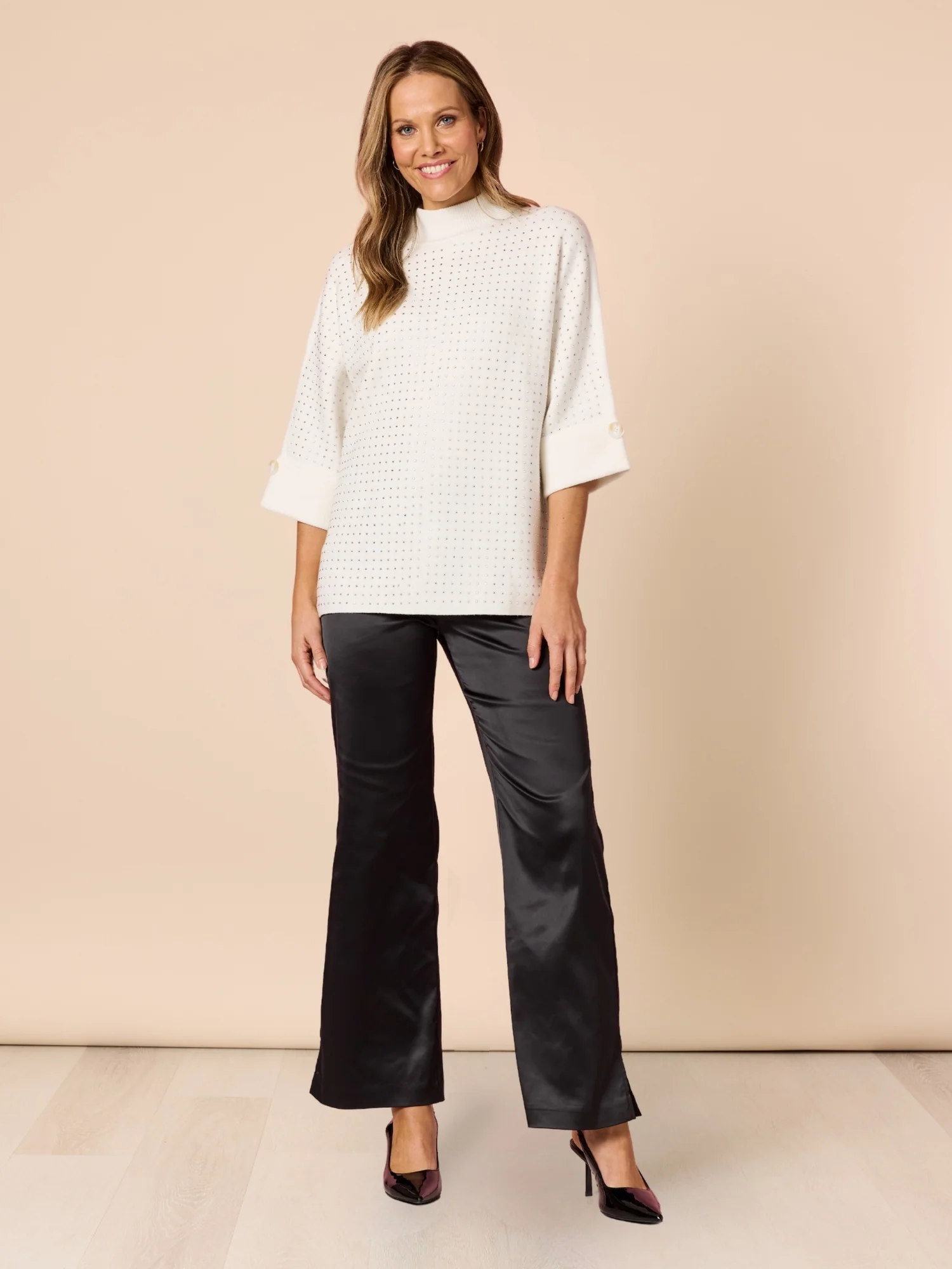 Tuxedo Flare Pant - Black - Image 6