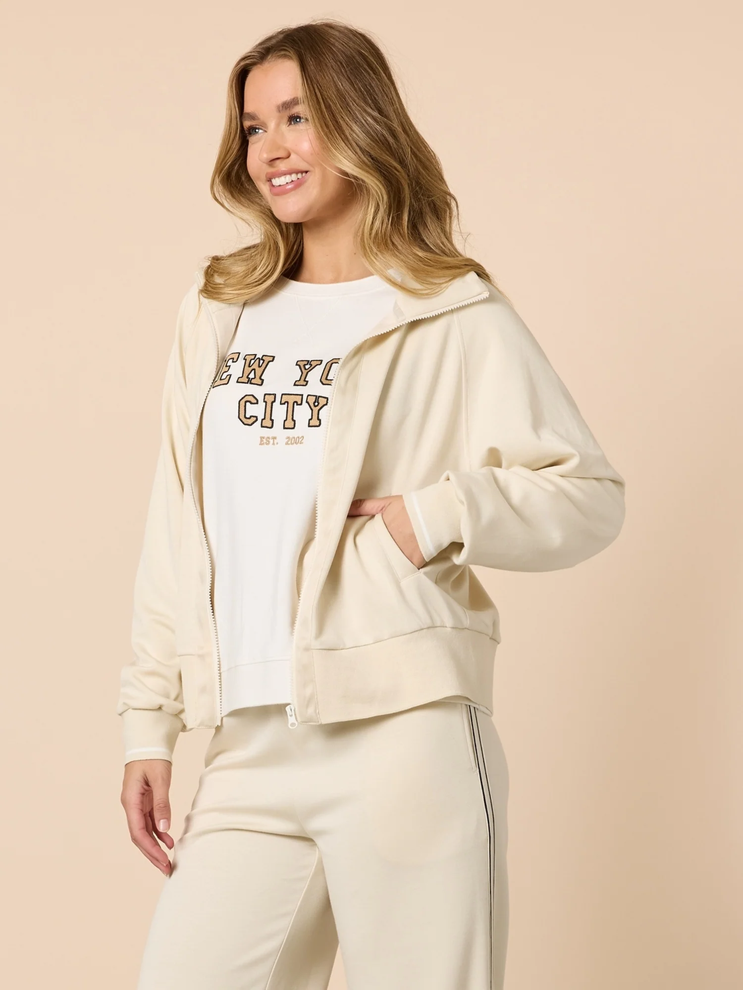 Urban City Jacket - Ivory - Image 3