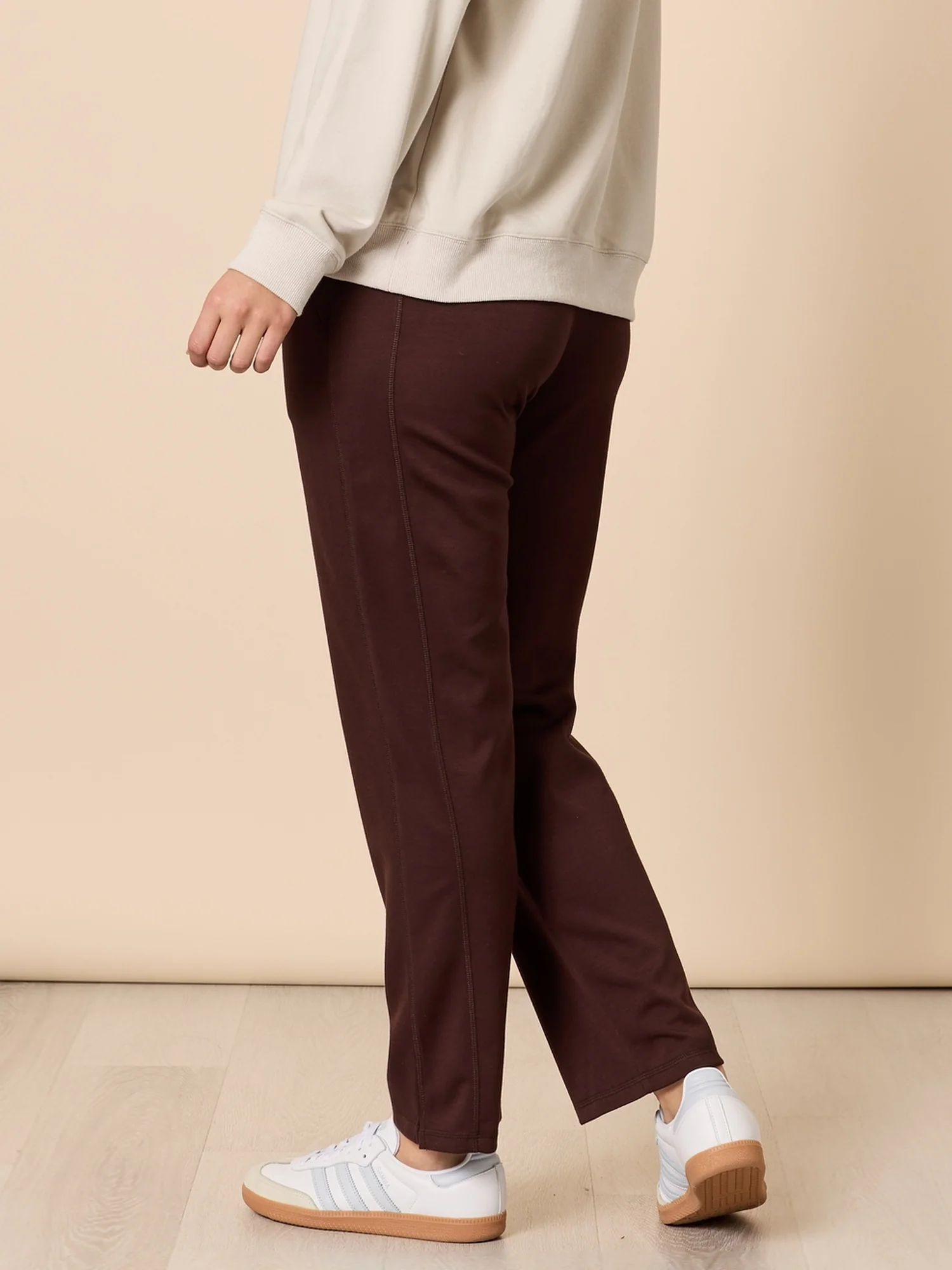 Urban City Straight Leg Pant - Coffee - Image 4