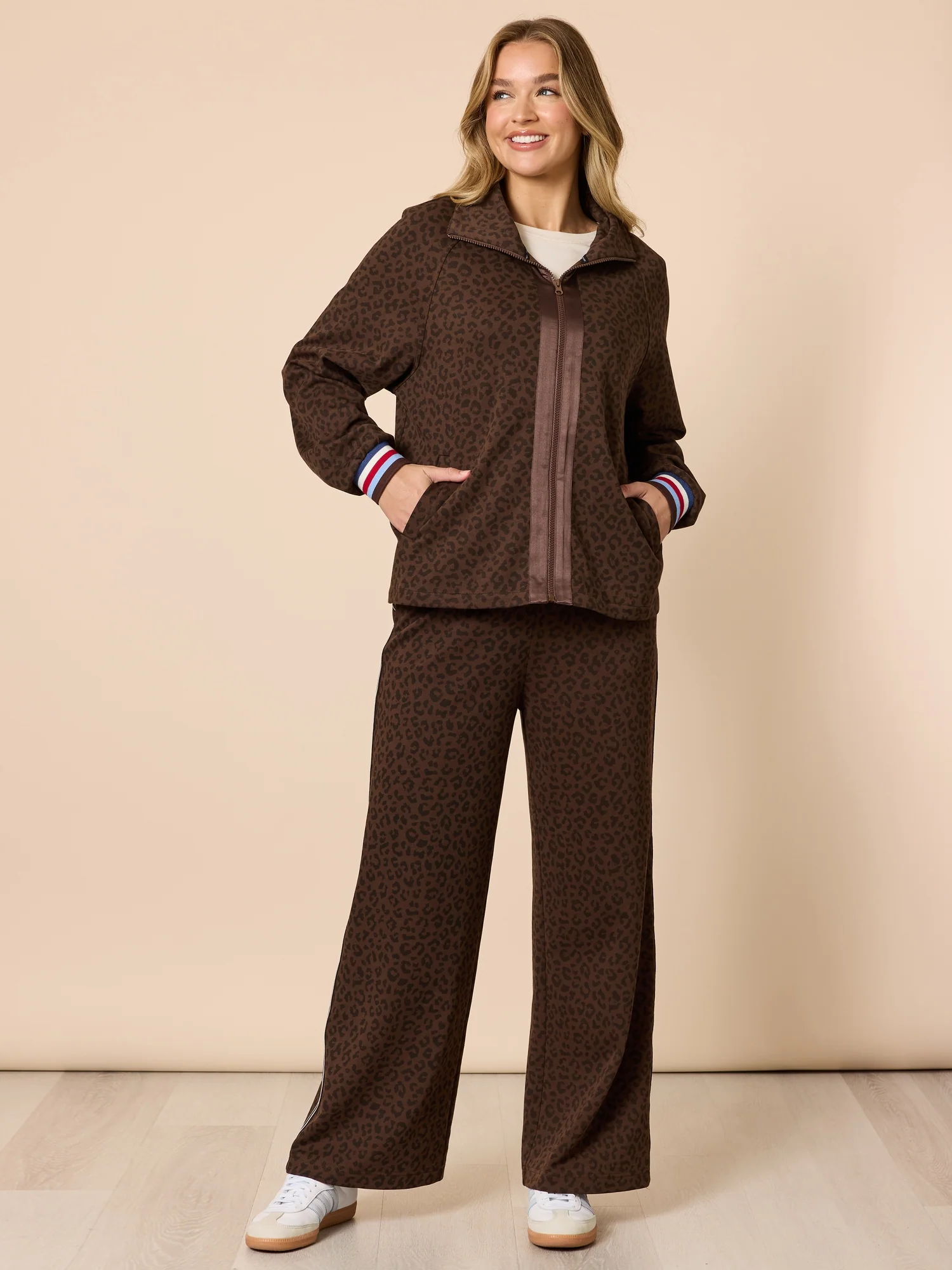 Urban Jungle Wide Leg Pant - Animal Print - Image 13