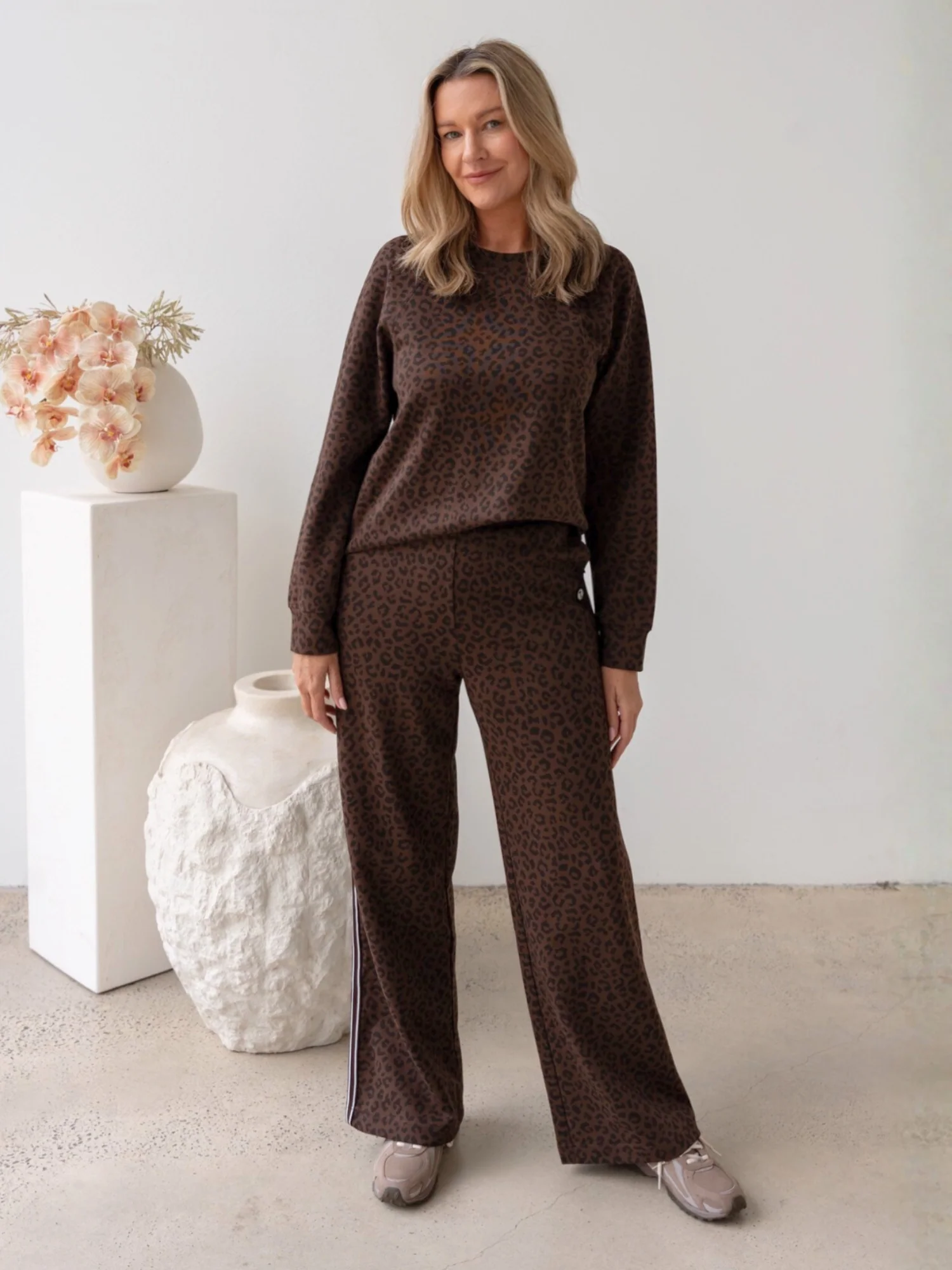 Urban Jungle Wide Leg Pant - Animal Print - Image 7
