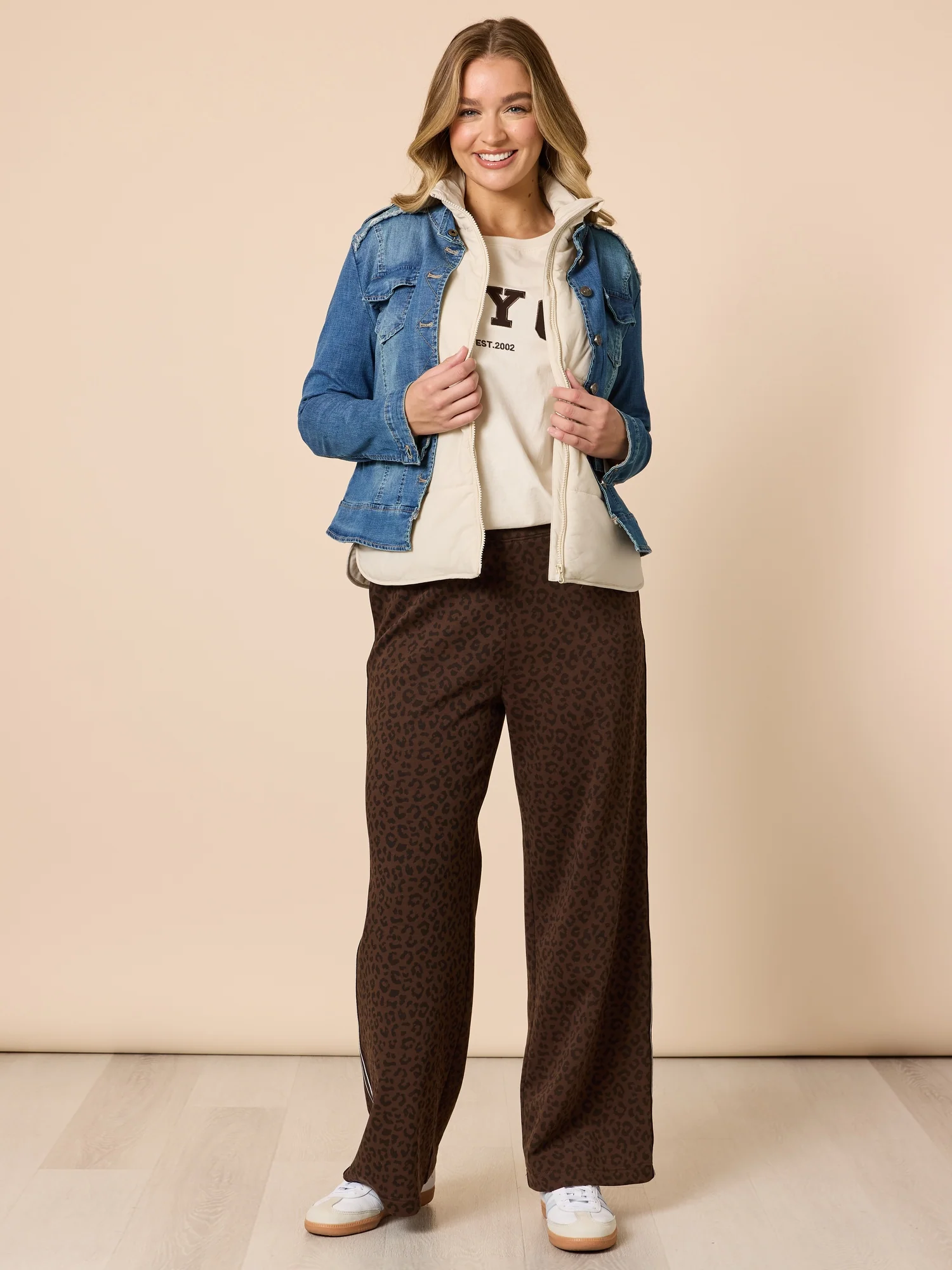 Urban Jungle Wide Leg Pant - Animal Print - Image 9