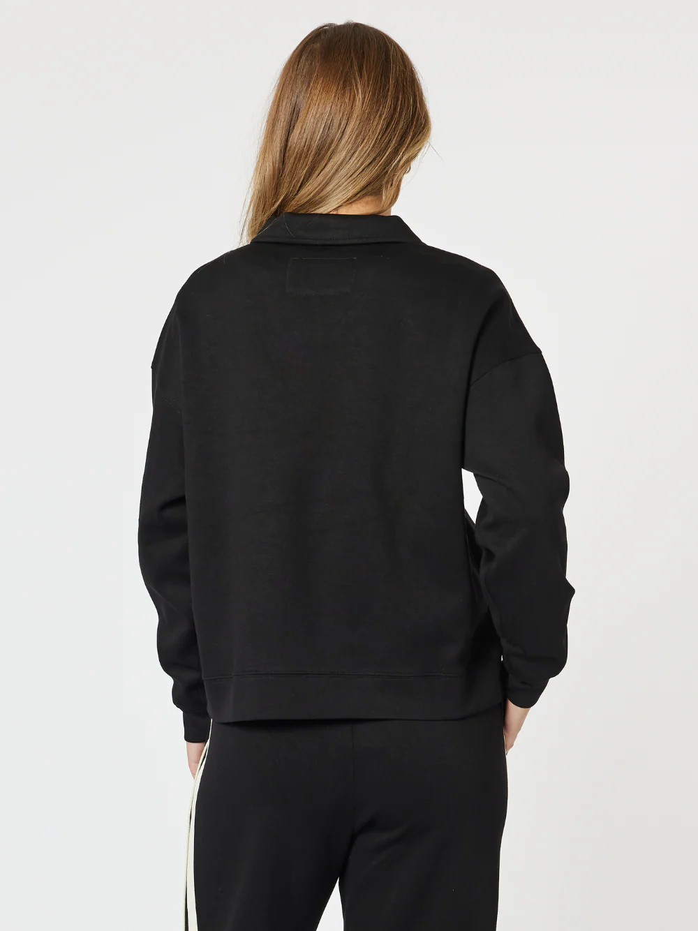 Urban V Neck Sweatshirt - Black - Image 4