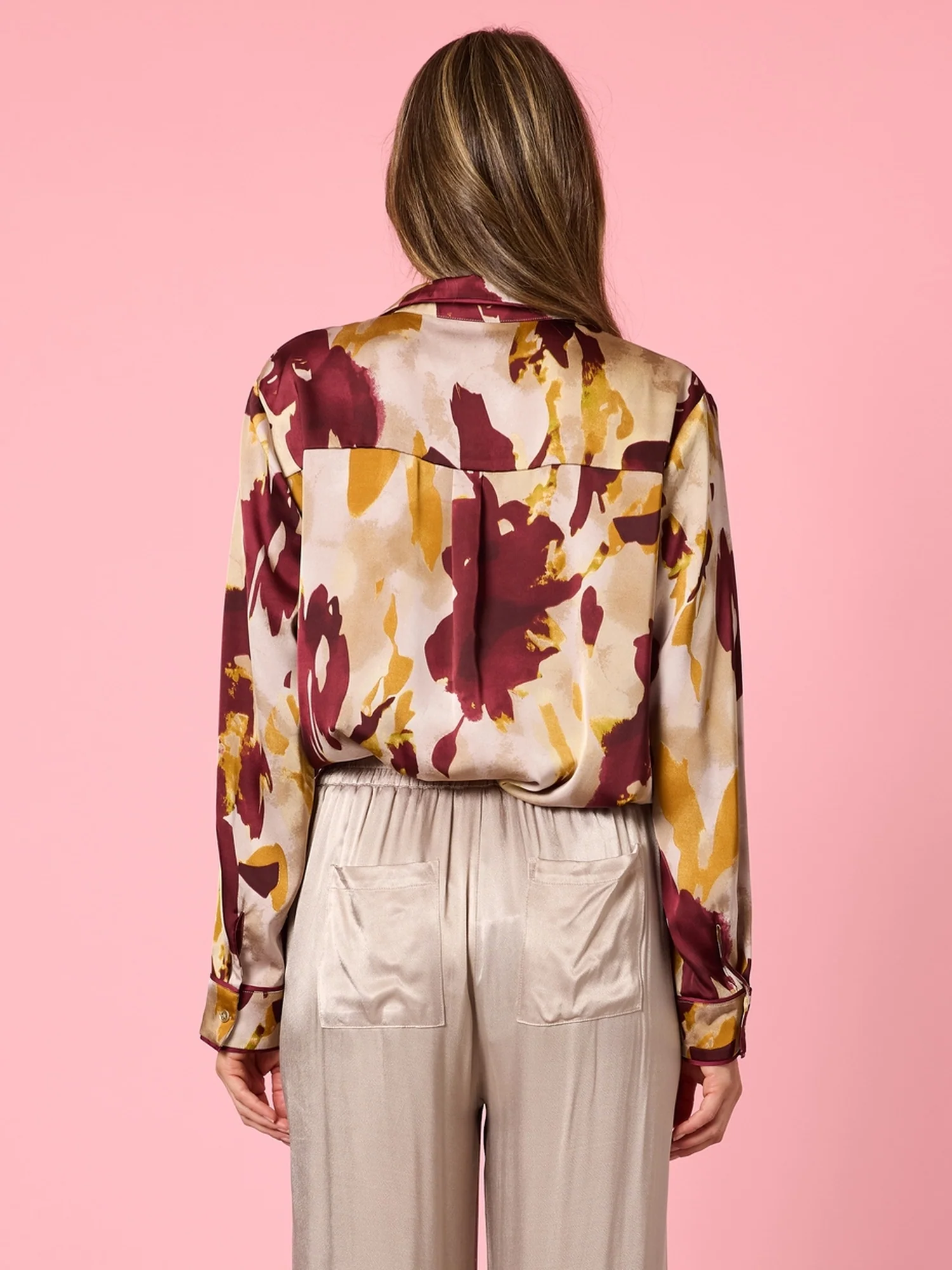 Verona Print Shirt - Shiraz Multi - Image 4