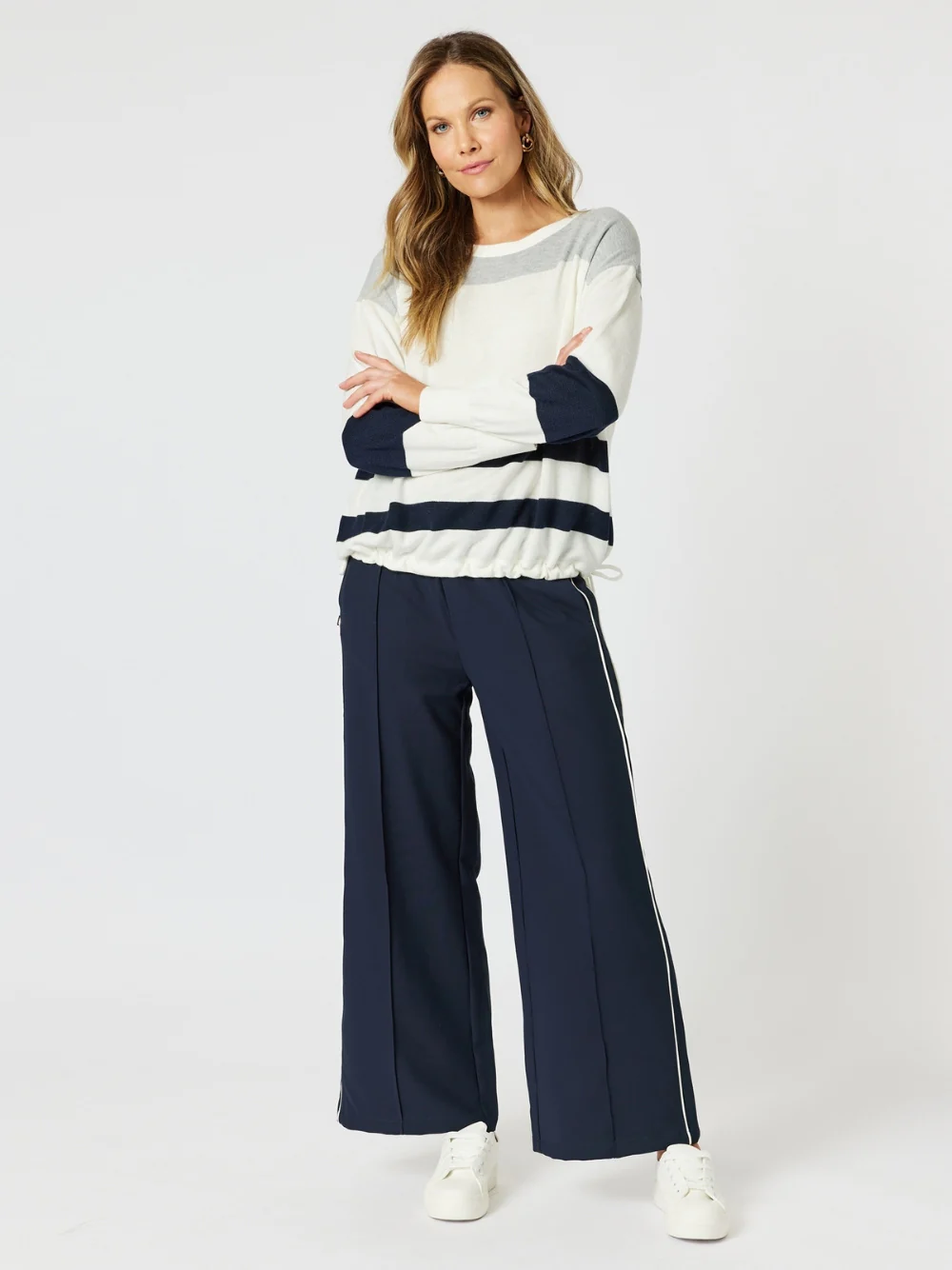 York Stripe Pant - Midnight - Image 2