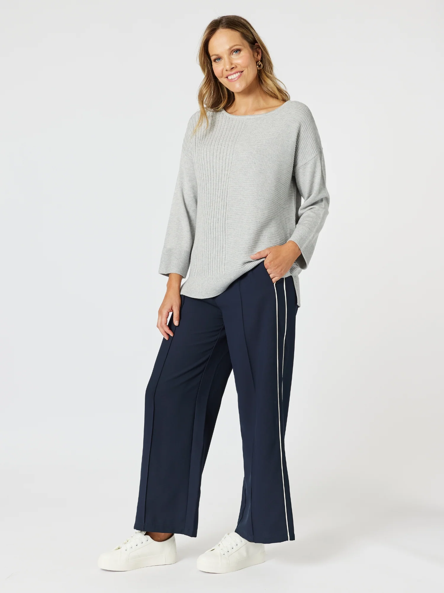 York Stripe Pant - Midnight - Image 4
