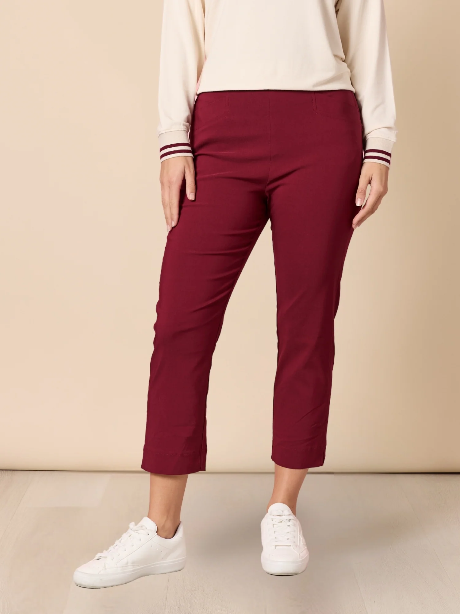 Zara Stretch Pant - Shiraz - Image 3